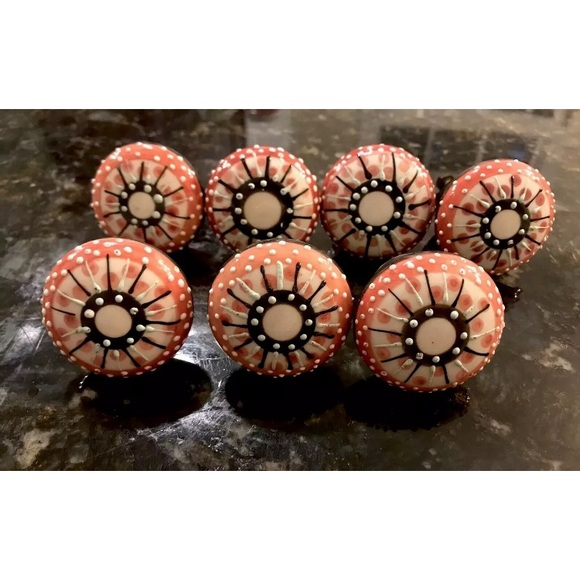 7 coral Anthropologie knobs - Picture 4 of 4